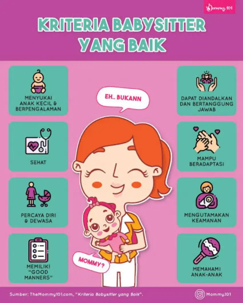 Dicari baby sitter daerah Lubang buaya