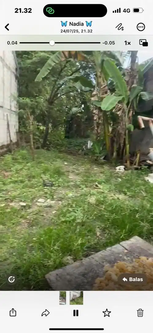 Tanah petok D di jual