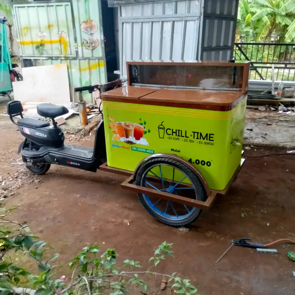 Rombong sepeda listrik