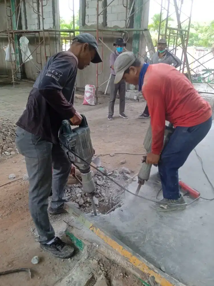 Sewa Molen Stamper Vibrator Jack hammer Coring Trowel Potong aspal