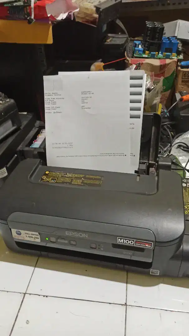 Epson M100 siap kale kondisi normal jual seperti Poto asli
