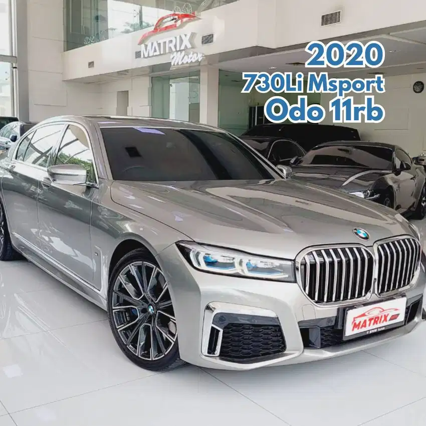 BMW 730Li M Sport Facelift 2020 NIK 2019 Platinum Grey Brown Msport