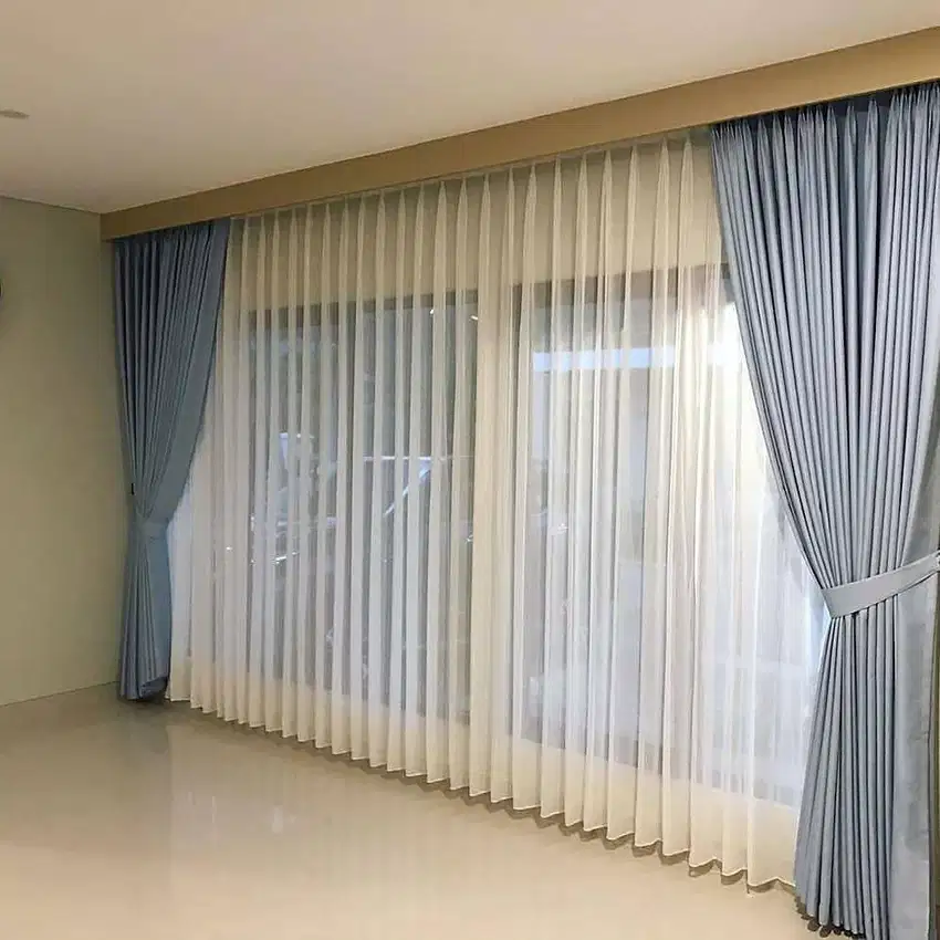 Beli Gorden Blackout Pasang Skat Klinik Hordeng Pintu Gordyn Vitrase