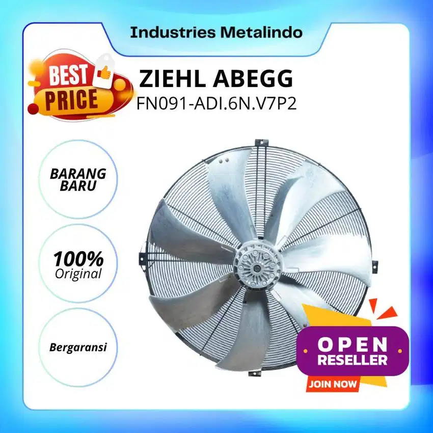 Axial Fan ZIEHL ABEGG 910 mm 36 Inch - FN091-ADI.6N.V7P2