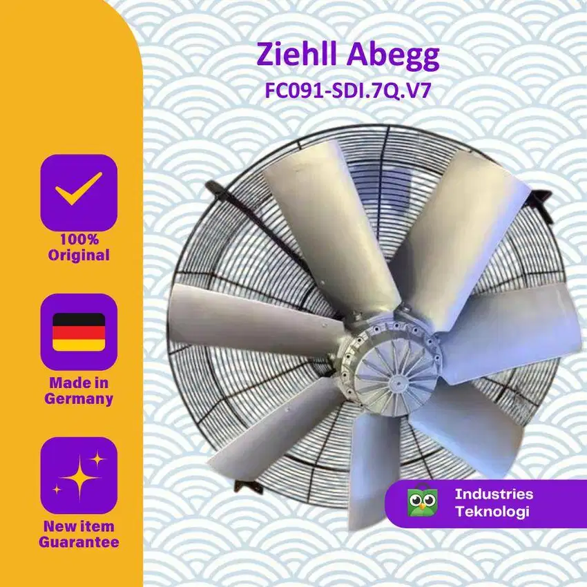 Axial Fan Ziehl Abegg 910mm 36 Inch - FC091-SDI.7Q.V7 - 3 Phase 400V