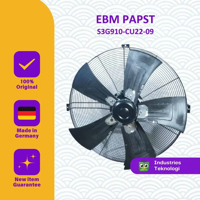 Axial Fan Ebm Papst 910mm 36 Inch - S3G910-CU22-09 - 3 Phase