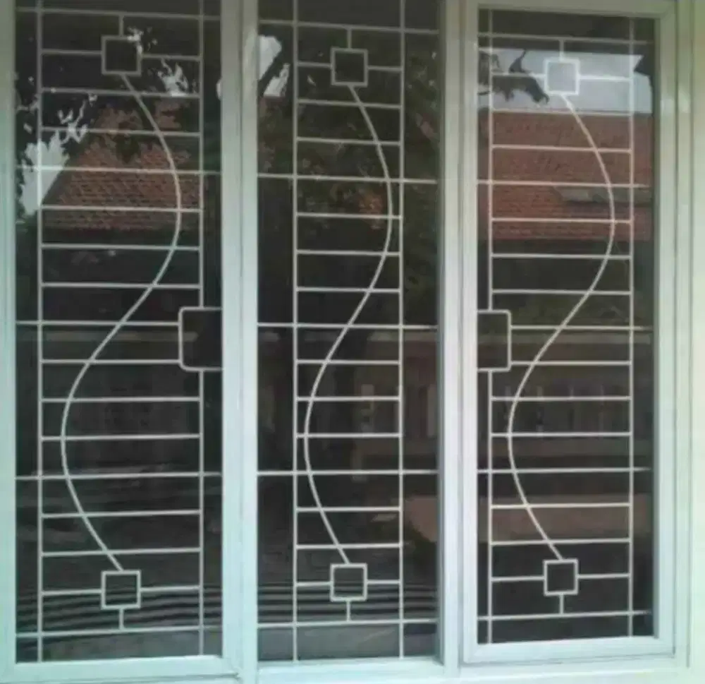 Tralis jendela murahh tanpa DP sudah hantar terpasang terima jadi