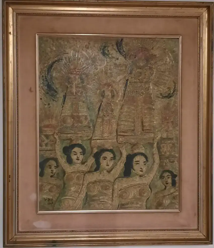 Lukisan pelukis indonesia wakul ubud bali