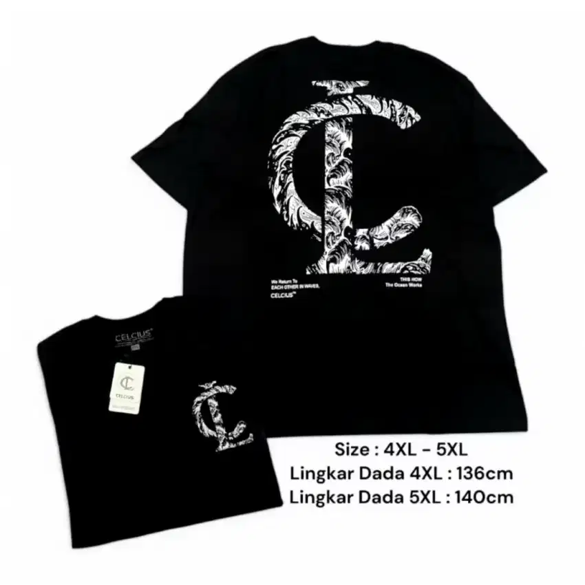 Kaos Super jumbo Big Size 4XL 5XL