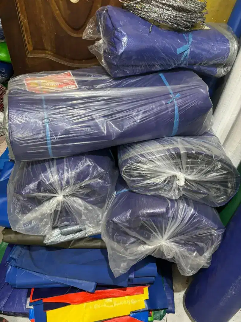 Jual terpal plastik buat jemur padi, kolam, tambak, tutup barang,dll