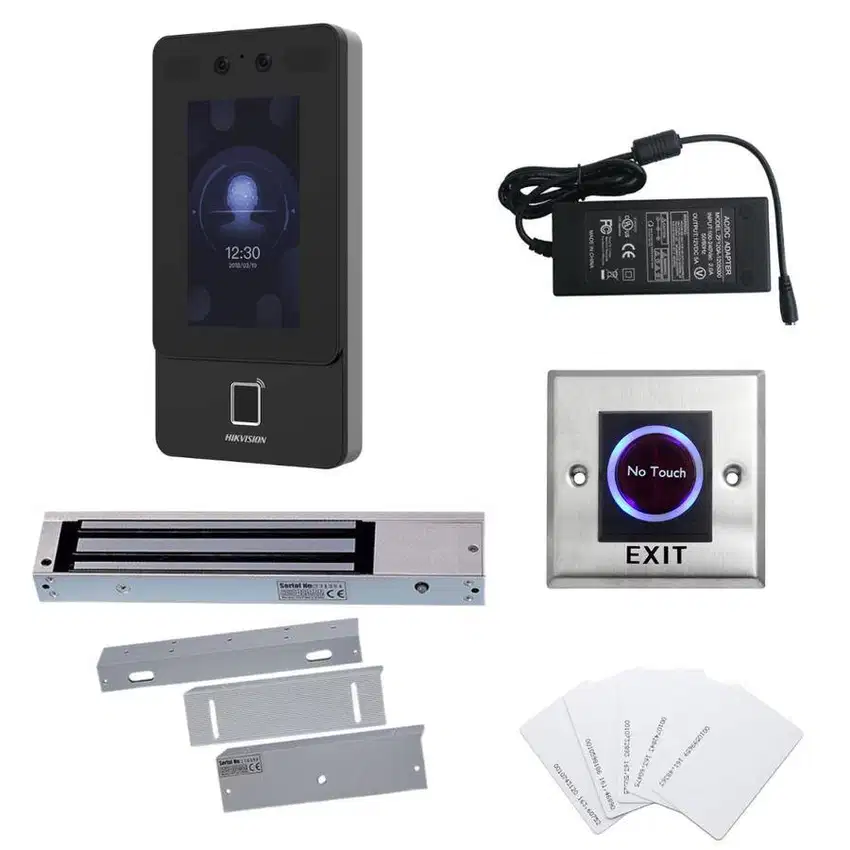 PAKET ACCESS DOOR HIKVISION FACE RECOGNITION ALL IN ONE PEMASANGAN