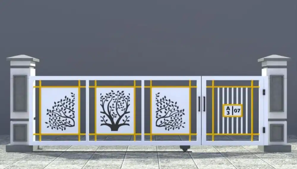 Bengkel las Lampung tralis kanopi pintu pagar gerbang tangga