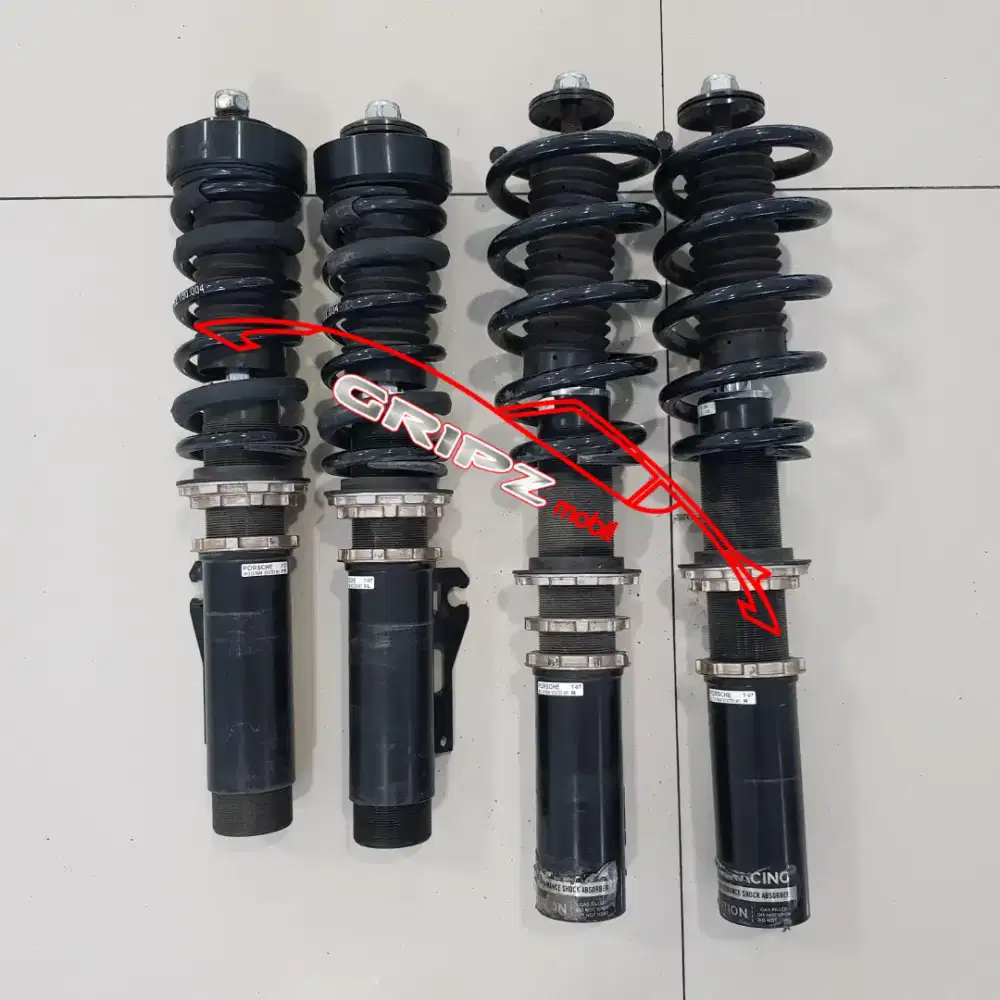 Coilover Khusus untuk Porsche Cayman & Boxster