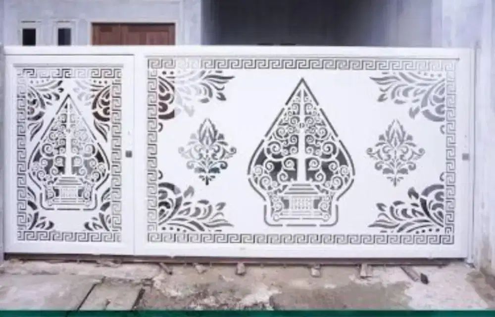 Bengkel las Lampung tralis kanopi pintu pagar gerbang tangga