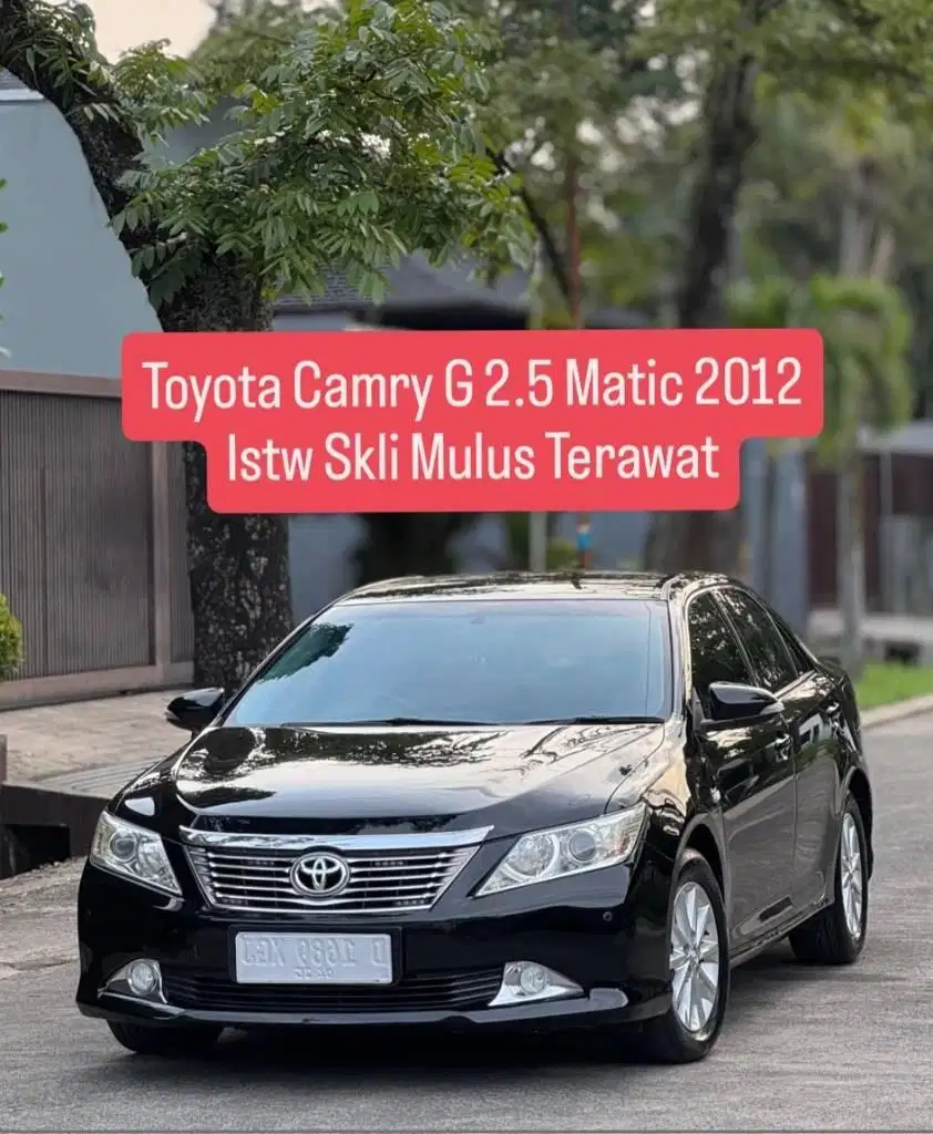 Camry G Matic 2012 pk an 2013 istw skli bandung murah