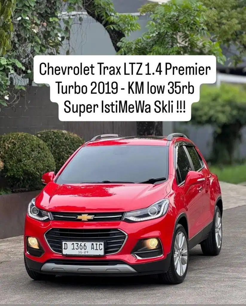KM 35rb ANTiK Chevrolet Trax 1.4 LTZ Turbo 2019 pk an 2020 istw murah