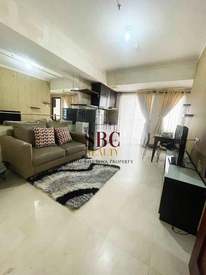 Disewakan Unit Apartemen Royal Mediterania Residence Tipe 2BR+ Furnish