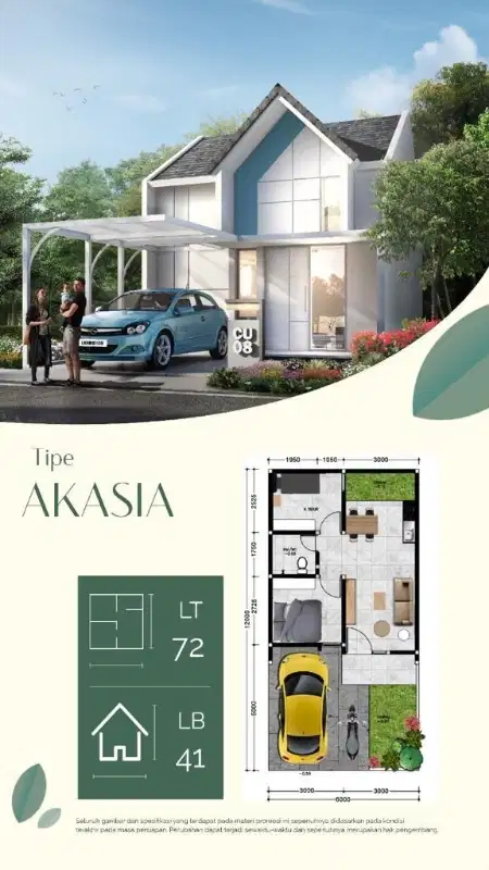 Rumah tipe neo akasia cluster re talaga bestari terdekat dgn tol