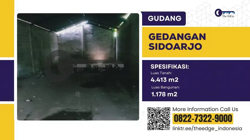 Disewakan Gudang Taman Sidoarjo - The EdGe