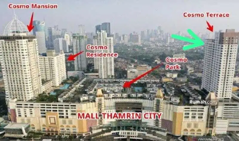 Dijual & Disewakan Apartemen Cosmo Terrace Thamrin City