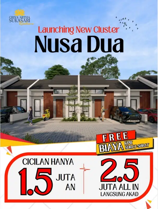 Dijual Perumahan baru 20mnit ke bandara soetta,