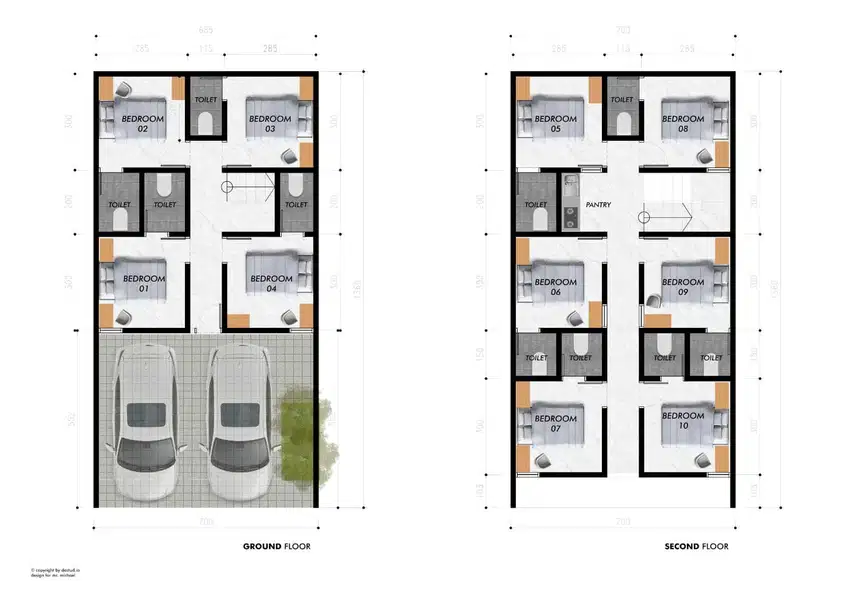 Jual Kos Eksklusif 2 Lantai, SHM, IMB: Selatan Kampus UII Jakal Sleman