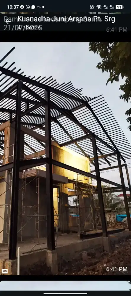 Cipta Synergi Konstruksi Baja wf, Hbeam, cnp dan atap zincalume