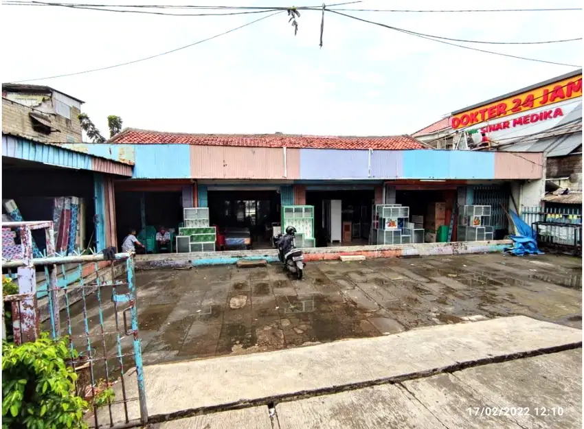 RUKO DIJUAL JL RAYA JKT BOGOR DEKAT PASAR INDUK KRAMAT JATI DIBAWAH NJ