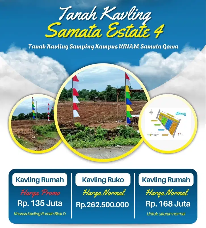 Jual promo tanah samping UIN, cocok kosan