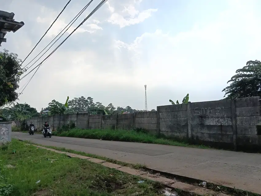 Disewakan tanah pinggir jln Ciakar pagedangan