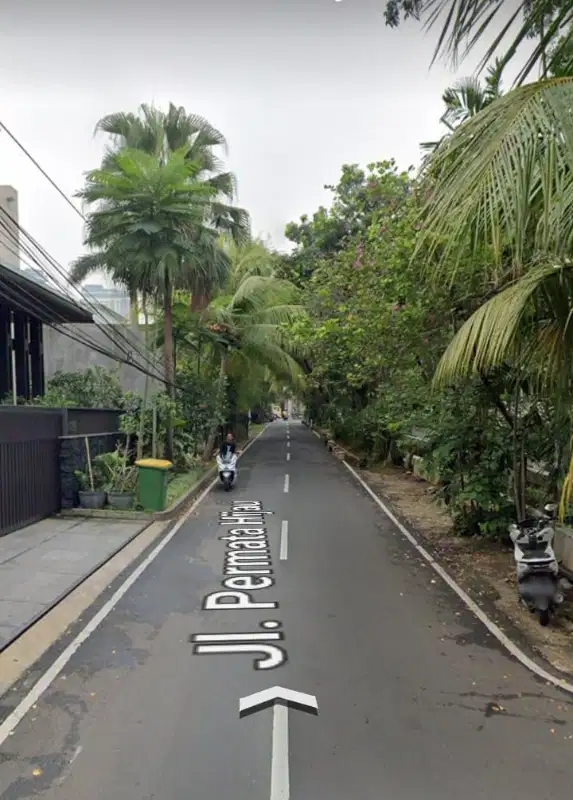 Rumah hitung tanah di Permata Hijau dekat Senayan