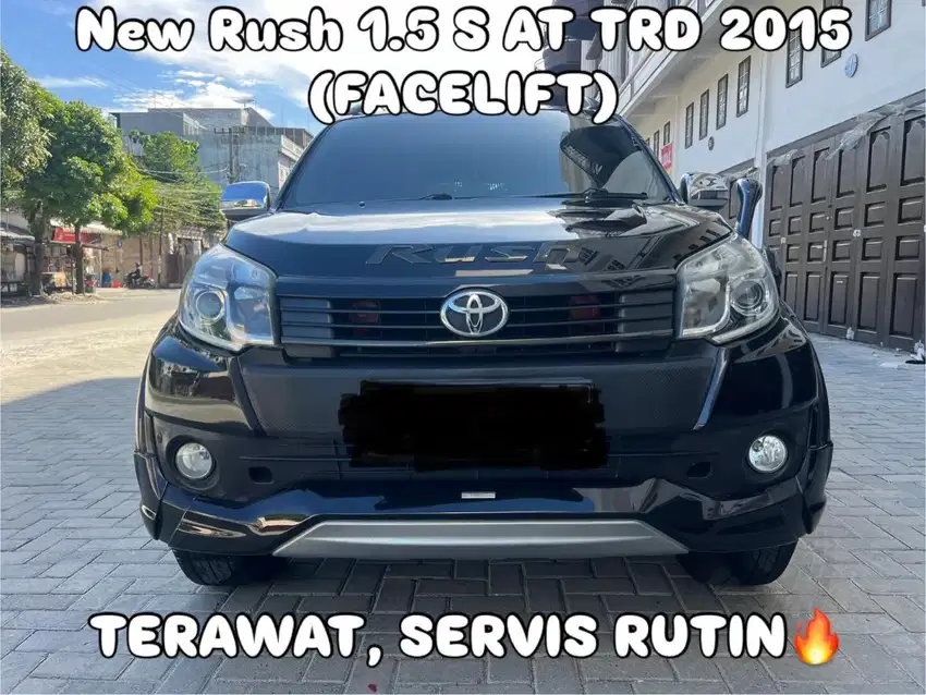 (TDP 31 JUTA!) Toyota New Rush 1.5 S Automatic TRD Hitam 2015