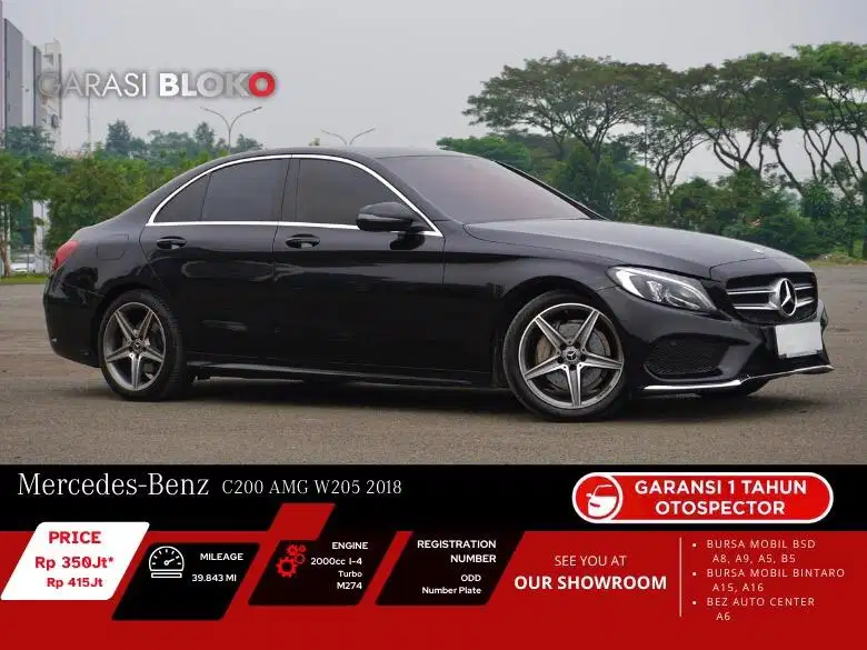 Mercedes Benz C200 W205 AMG 2018