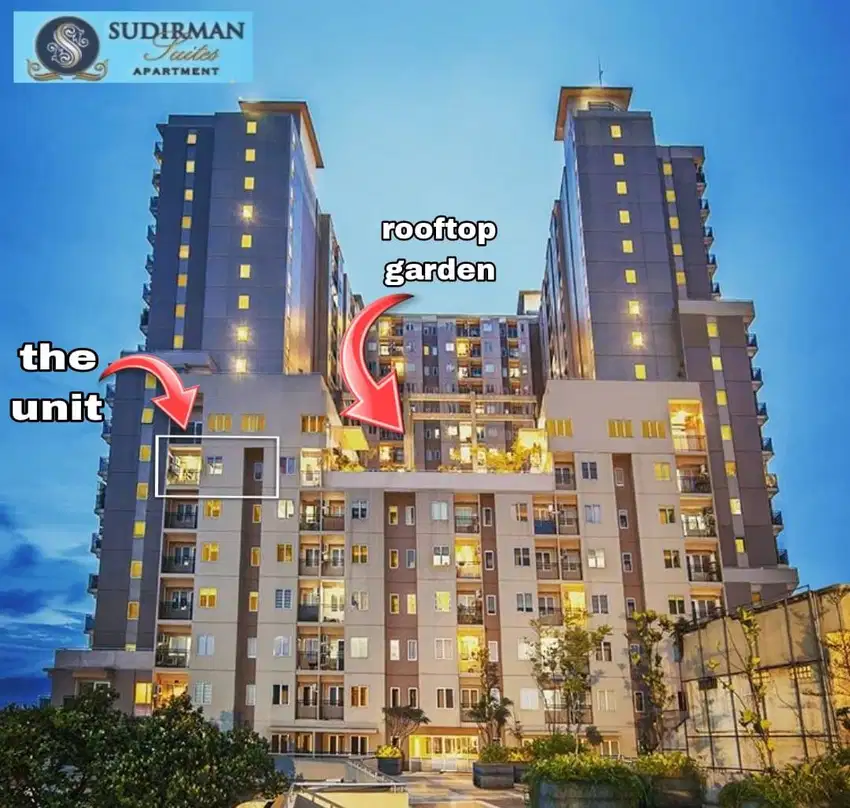 Disewakan Apartemen 2BR Sudirman Suites Bandung Full Furnished