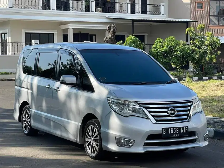 NISSAN SERENA HWS AT 2016 SILVER SERVICE RECORD