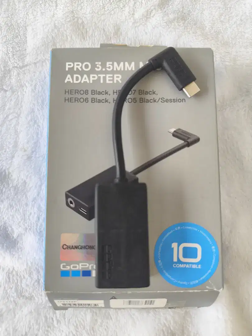 Gopro Mic Adapter 3.5mm GoPro Ori Type C Support 8 9 10 11 12 External