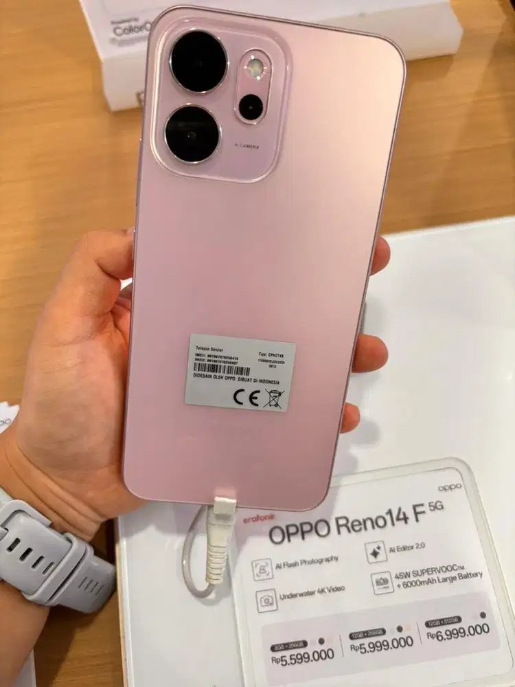 Kredit hp bandung Oppo Reno 14F dan Oppo Reno 14 5G Acc 3 Menit