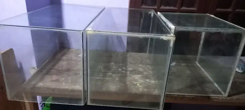 Jual aquarium ikan. P.80 L.40 T 40