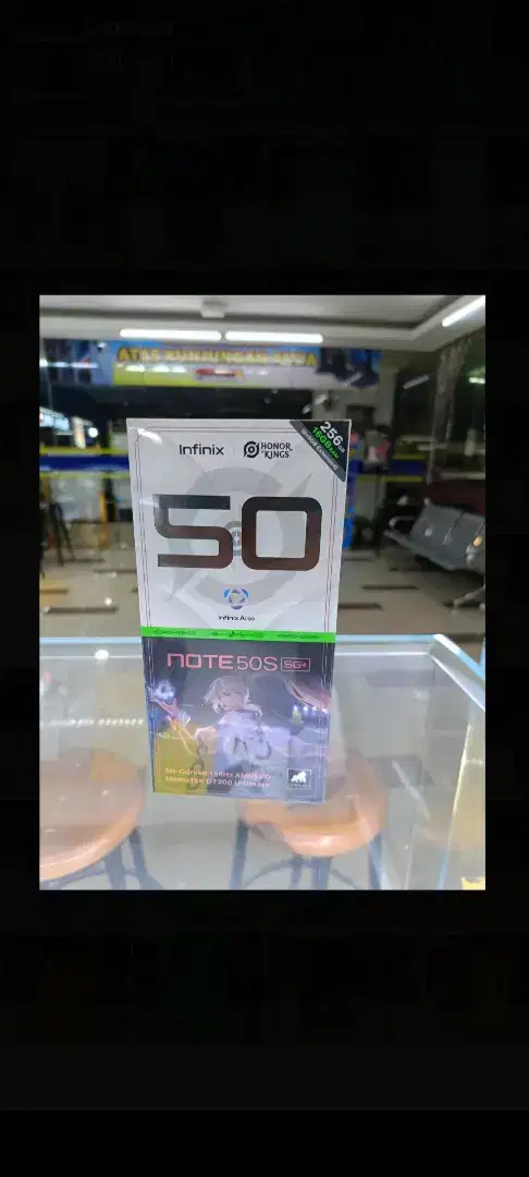 Infinix note 50S 5G plus 8/256 layar lengkung
