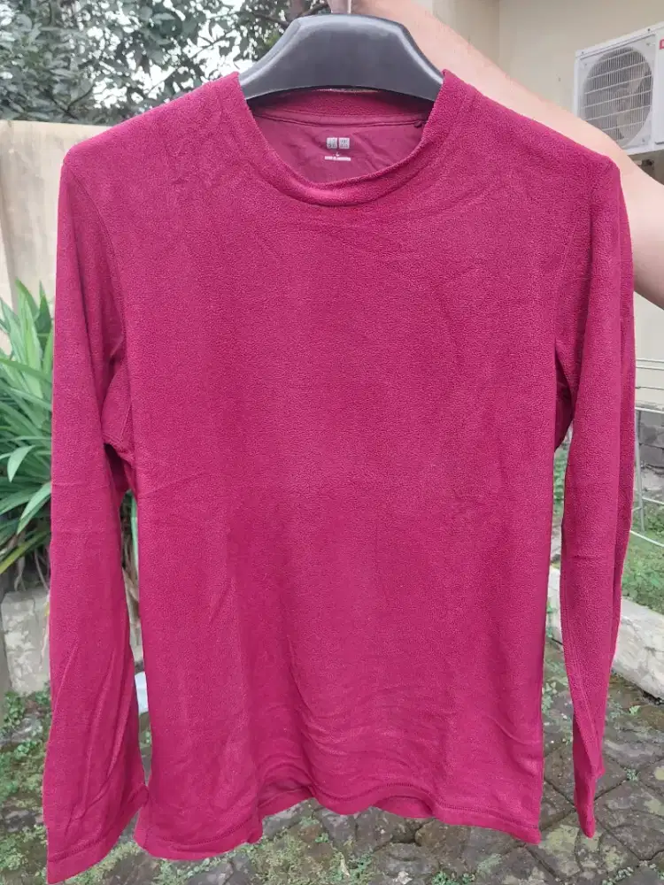 Crewneck sweatshirt pullover uniqlo heattech size L