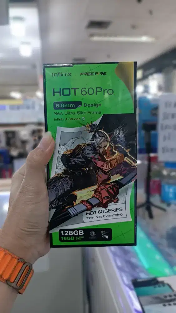 INFINIX HOT 60 PRO RAM 16GB/128GB AMOLED KAS&KREDIT BARU GARANSI RESMI