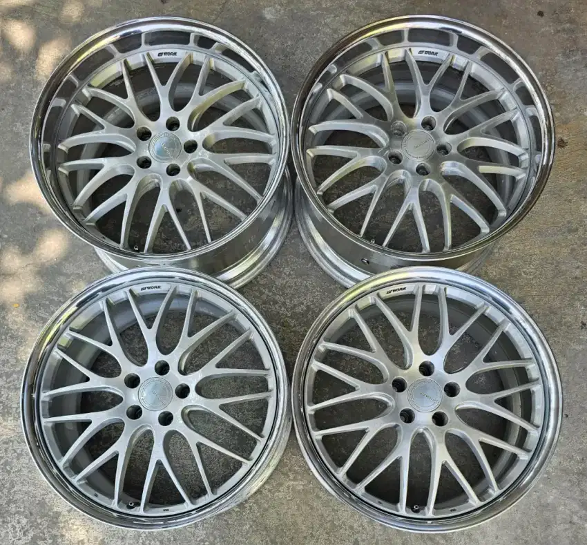 Velg ring 20 work gnosis gh2 ori japan pcd 5x112