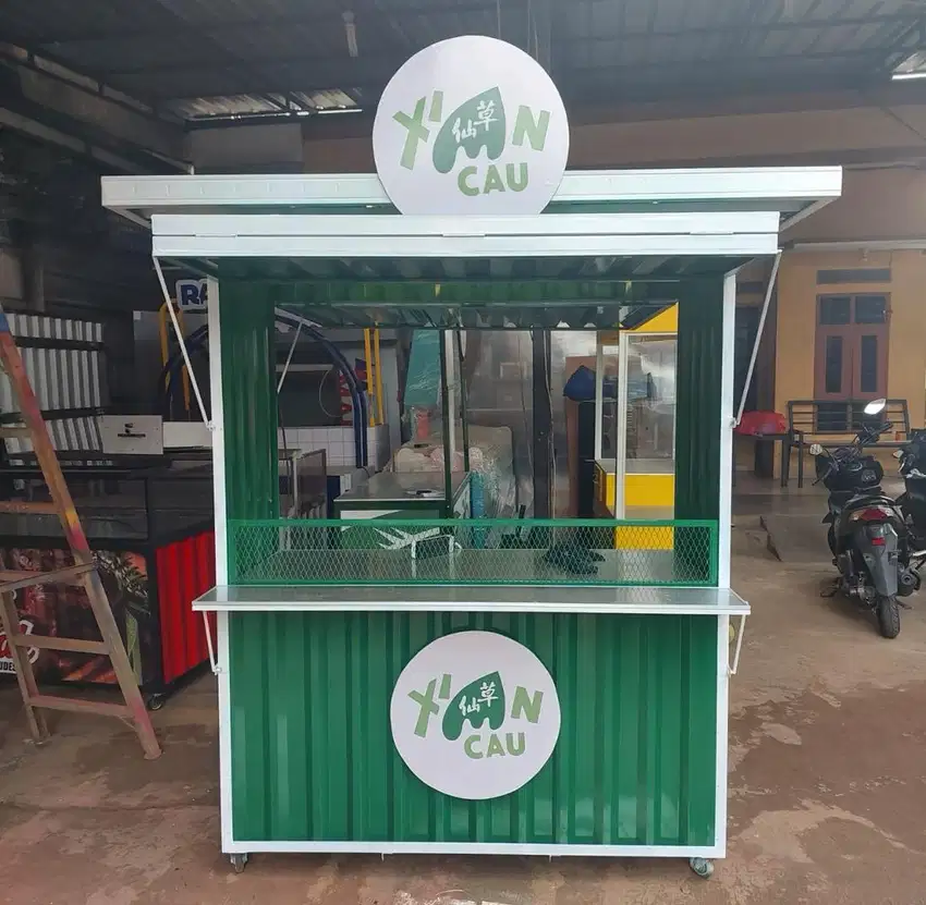 Dijual Booth Minuman 150 x 60 x 200