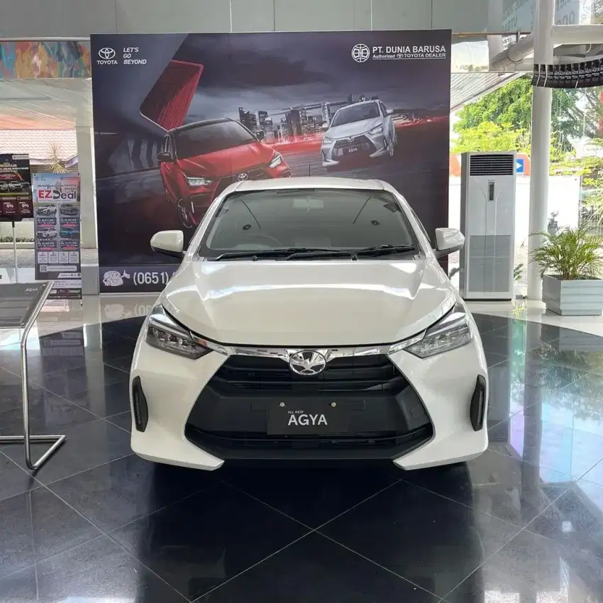 DP 8JT TOYOTA AGYA G MATIC CVT 2025 KREDIT  MANUAL MT PUTIH HITAM GREY