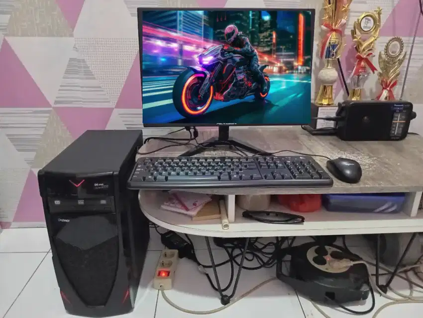 PC GAMING DESIGN + LCD + RAM 8 GB + VGA 1 GB + HD 500 GB + GAMES APP