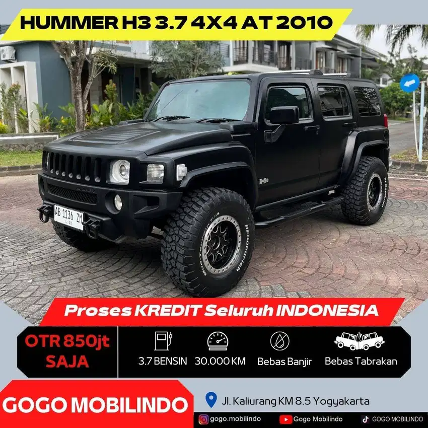 [Km30rb] Hummer H3 4x4 At 2010 Plat AB ISTIMEWA Bisa Kredit