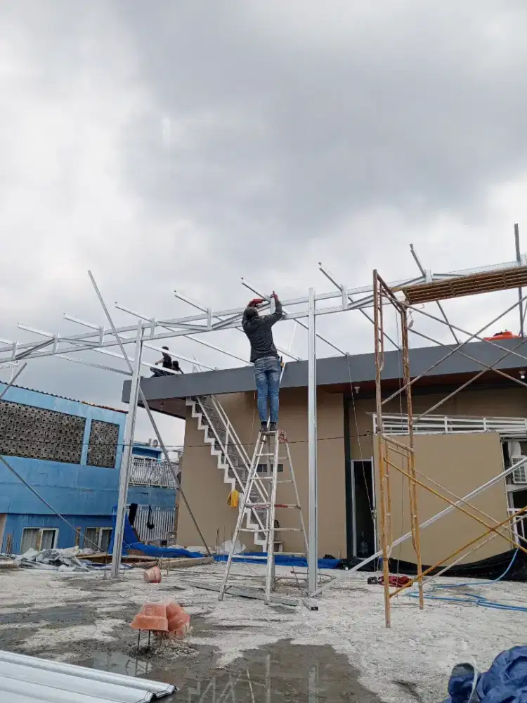 Baja ringan kanopi galvalum