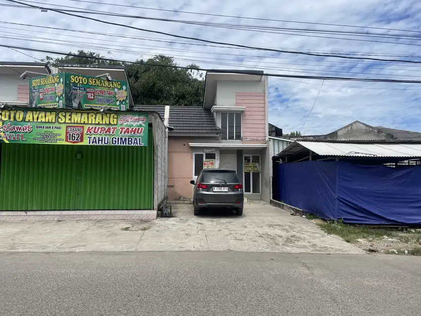 Jual Cepat Rumah tinggal dan usaha pinggir jalan