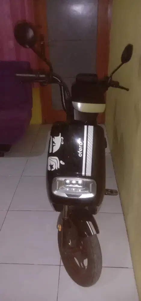 DIJUAL SEPEDA LISTRIK OFERO GALAXY 2 HITAM GLOSSY