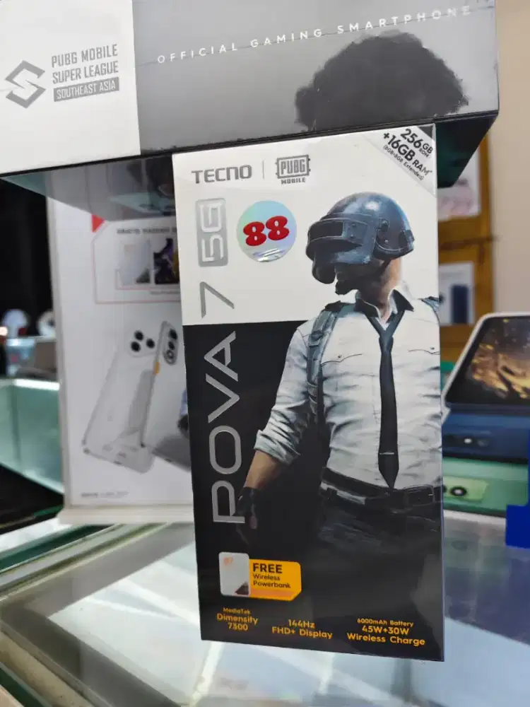 Tecno Pova 7 5G 8GB+8GB/256GB ,Baru,Segel Box,Garansi Resmi,Original